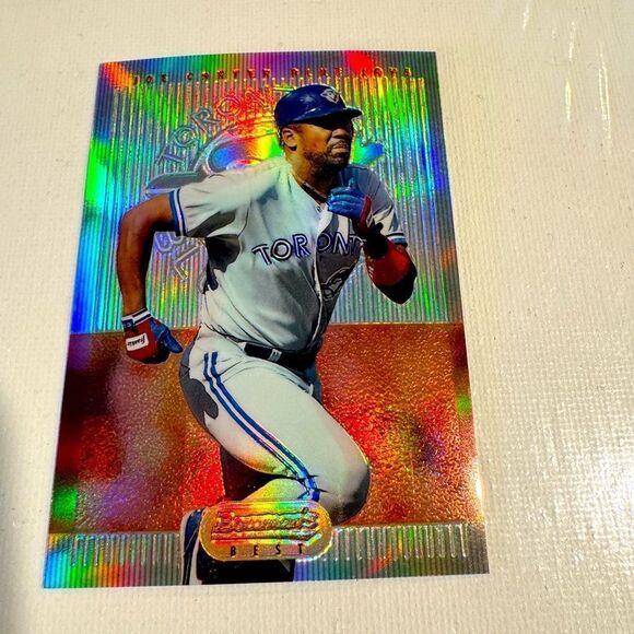 1995 bowman's best red refractor joe carter #2 mint condition - Picture 1 of 4